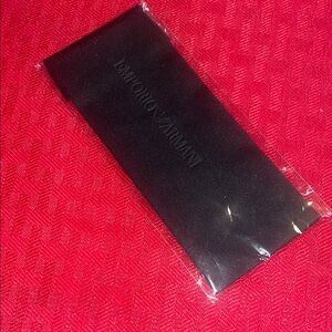 Emporio Armani Elegant Black Eyewear Pouch